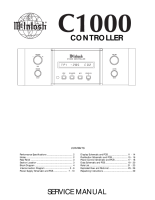 McIntosh C-1000 - Service manual